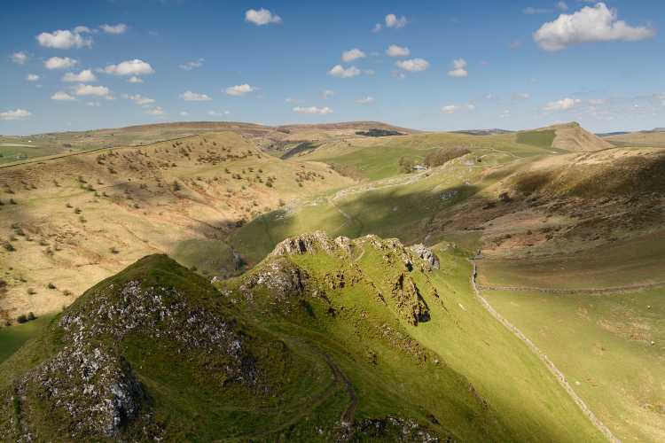 Looking north from Chrome Hill